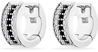 JETTE Damen-Creolen 925er Silber 32 Zirkonia One Size 88601564