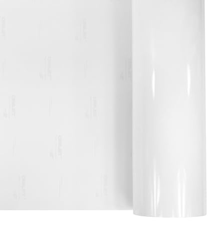 DecoMeister Pellicola Adesiva per Mobili 76x150 cm - Carta Adesiva Impermeabile e Lavabile per Cucina, Bagno - Facile da Applicare - Ideale per Rinnovare Armadi, Scaffali e Porte - Bianco Lucido F80