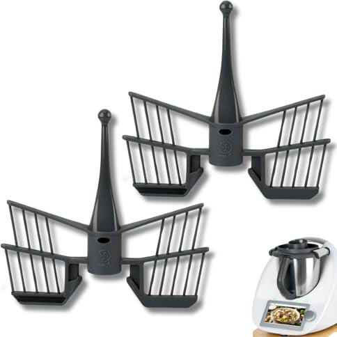2 Stück Schmetterling Rühraufsatz für TM5 TM6 TM31, Rührer Schmetterling, Küchenmaschine Ersatzteile für Vorwerk Küchenmaschine
