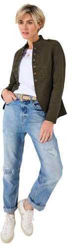 Joe Browns Women's Utility Khaki Military Jacket, Green, 10