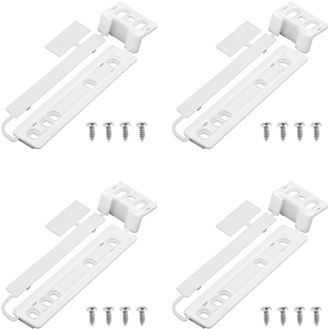 Fukaisu 4pcs Universal Integrated Fridge Door Slider Kit for Samsung LG AEG