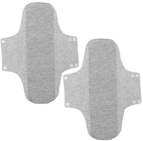 Veemoon Compresas Femeninas Reutilizables 2 Unidades 22x28 Cm Algodón para Pérdidas de Vejiga y Uso en Noche Tras Parto