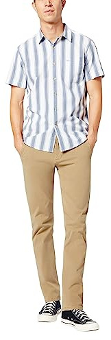 Dockers SMART 360 FLEX ALPHA SKINNY, Pantalones para Hombre, Caqui (New British Khaki), 30W/32L