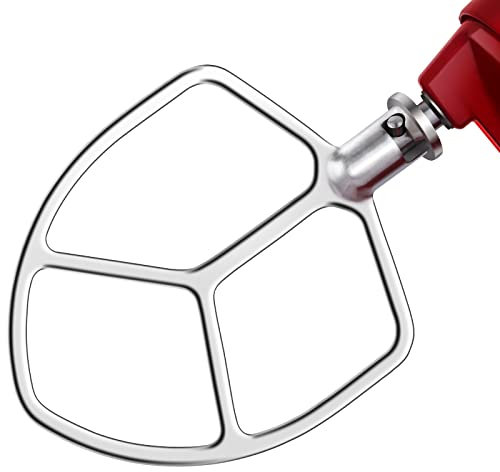 Gdrtwwh Supporto per battente in acciaio inox per KitchenAid 5 e 6 Quart, per la cottura – pasticceria, pasta per pasta, accessori per miscelare (lavabile in lavastoviglie)