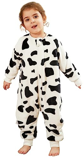 Tolaler Gigoteuse Bebe avec Pied Hiver, Gigoteuse avec Jambes Doux et Confortable pour Enfants Gigoteuse a Pied Hiver avec de Jolis Motifs d'Animaux (Unisexe)