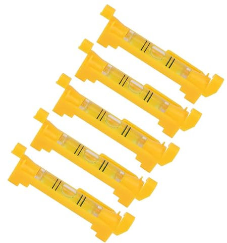 Línea para Colgar Nivel de Burbuja, Nivelador de Cuerda de Burbuja de Nivel de Burbuja de 5 Piezas, Mano de Obra Fina, para Albañilería, Plomería, Mosaico