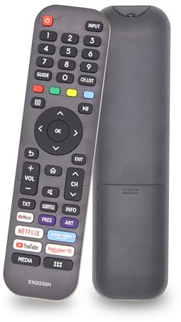 Nuevo Mando a Distancia EN2G30H para Hisense Smart TV LCD LED Ultra HD TV - No es Necesario configurar