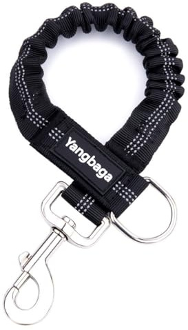 Yangbaga Amortisseur de chocs pour chiens, extension de laisse élastique avec élastique pour animaux de compagnie, empêche les blessures au bras et aux épaules et absorbe la traction des chiens