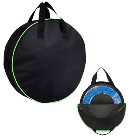 JDCMEI Sac Rangement Cable Voiture Electrique, 40cm EV Câble Sac de Rangement des Câbles, Sac de Transport de Câble de Charge de Voiture Électrique pour Tous Les Câbles et Extensions
