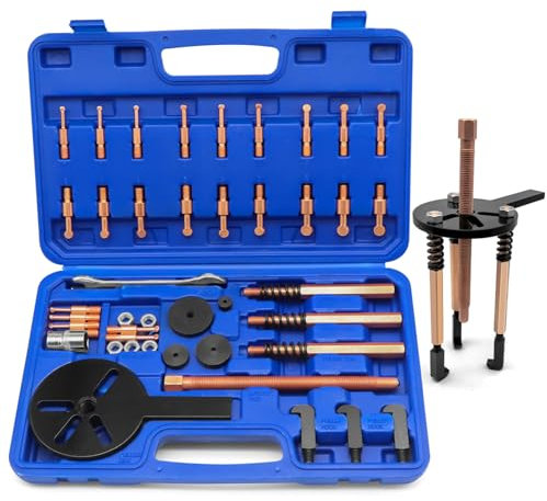 36 en 1 Ensemble d'Extracteur de Roulement,Séparateur d'Extracteur de Roulement Intérieur avec Douille et clé, pour démontage des roulements intérieurs
