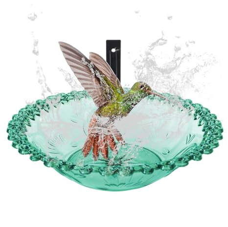 Fågelbadkar - 100 cm transparent dammätare staty | PP transparent järnväggmålning fågelbad | hängande träd dricksvattensbrännare för balkong