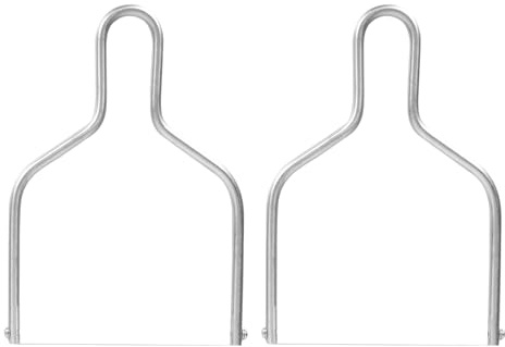 BESPORTBLE 2 PièCes Trancheur Foie Gras Inoxydable Multifonctionnel Coupe-Fil Fromage Et Beurre ÉPandeurs Cuisine Ergonomiques Pour Tranches Fines PréCises
