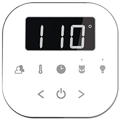 Mr Steam Airtwh-Sb Airtempo Steam Shower Control White Satin Brass
