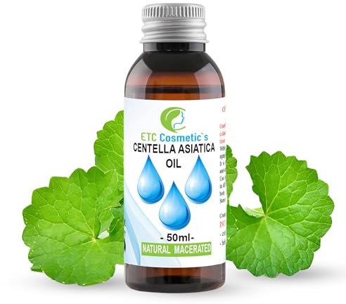 Olio Centella Asiatica 50 ml - Conosciuto anche come olio di gotu kola, agisce come un agente anti-invecchiamento, tonificante, rassodante e rigenerante.
