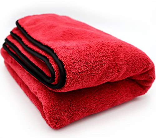 Cleaneed Premium Trockentuch [90x60cm - 1200GSM] – Extra Saugstark ohne Rückstände - Mikrofasertuch mit extremer Aufnahmekapazität - Besonders Lackschonend - Für Auto und Motorrad