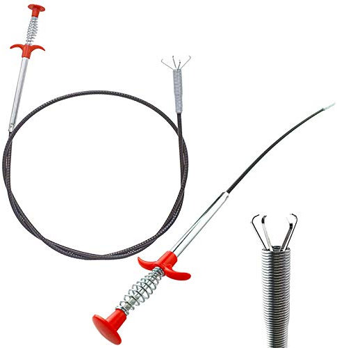 xianzhanEU 2 Pezzi Pinze per Artigli Flessibili, 90 cm/200 cm Pinza Artiglio Flessibile, Pinza Telescopica Prendi Oggetti, per Lavori in Spazi Ristretti