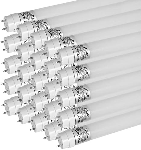 ZONE LED Lot de 25 tubos LED, 150 cm, blanco frío (6500 K), 2100 lúmenes, T8, G13-20 W (reemplaza 58 W) con starter incluido, tubo LED