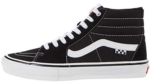 Vans VN0A38G1VJM Unisex Erwachsene Sneaker, Schlittschuh Schwarz Weiß, 25.0~26.5 cm