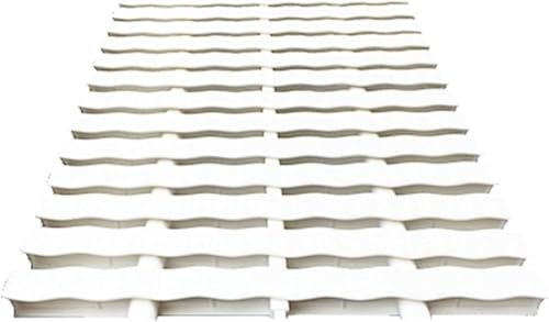 HynJGih Grille De Drainage pour Piscines Plaque de couverture de vidange for piscines, grille de débordement ondulée et Durable en PPS, couverture de vidange intérieure/extérieure pour Piscines Hors S