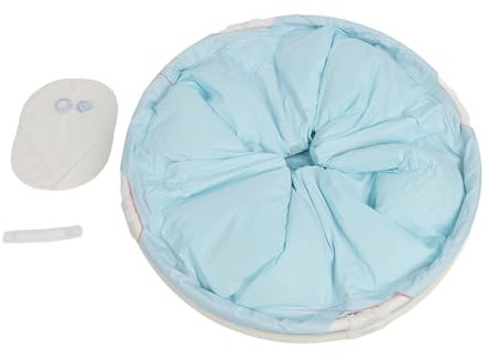 Bañera Redonda Portátil Bañera Plegable Multiusos para Niños Adultos Almacenamiento Conveniente Ahorro de Espacio Bañera Cálida para el Baño en el Hogar Tela Flocada de Alta