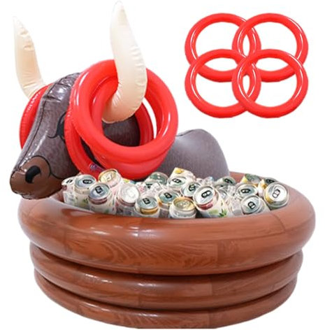 Enfriador De Cerveza Inflable, Enfriador Portátil Inflable con Hielo, Accesorios para Fiestas de Cerveza en de para, Eventos Deportivos, Buffet, Cumpleaños, Barbacoas, Piscina,