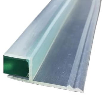 Junta de sellado para mamparas de ducha, Tira de estanqueidad for mampara ducha, 4 metros, transparente, 6-12 mm grosor(10MM-20MM)