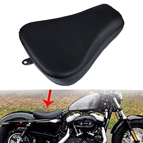 Natgic Moto Coussin de siège pour 07–15 Harley Sportster Xl1200 X 883 48 72 Noir