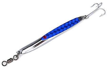 Angelk?der Metall Jig K?der f¨¹r Bass, Harter L?ffel, Salzwasser-S¨¹?wasserfischen (56g-Blau)