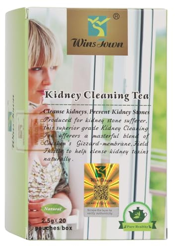 Wins Town Kidney Stones Cleaning Tea, Stone Breaker for Kidney Cleanse and Detox, 20 Teabags