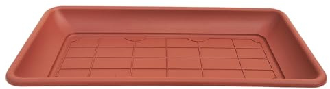 NG NICCOLAI FIORIERE E SOTTOVASI PLASTICA VARIE MISURE (SOTTOFIORIERA 100X40X7 cm, TERRACOTTA)