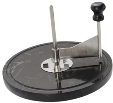 FLCPJGV Tabla de Queso Circular, Herramienta para Cortar Queso portátil