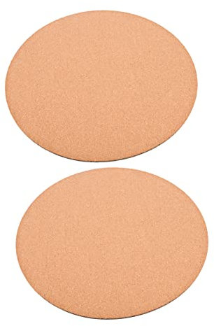 Toyvian 2pezzi Tappeto di Sughero per Piante da Giardino Sottovaso per Vasi di Fiori Tappetino Naturale per Fioriere Previene Perdite d Acqua e Mantiene Pulito Lo Spazio Adatto per Balconi