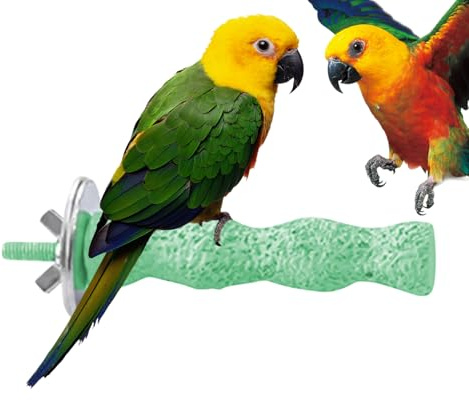 Palito para Desgastar Uñas de Aves | Soporte Posadero para Jaulas,Juguetes de Madera para Masticar, Ejercicio y Cuidado de Garras para Loros, Periquitos, Agapornis, Cacatúas, Cotorras y Aves Pequeñas