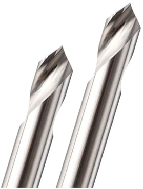 Carbide Chamfer End Mill, HRC55 Straight Groove Chamfering 90 Degree Mill Tungsten Steel Chamfer Milling 1pcs(12xD12x100Lx90R,10pcs)