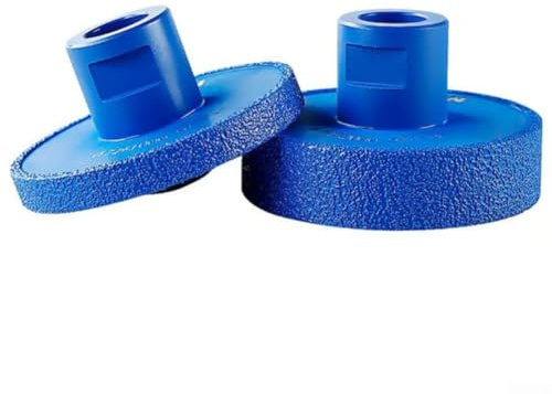 Oniissy Mola scanalatrice per smerigliatrice angolare filettatura 5/8-11, disco abrasivo piatto per piastrelle in marmo pietra, strumento diamantato brasato sottovuoto, uso bagnato o asciutto