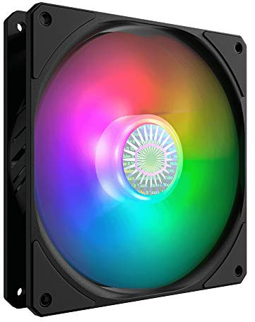 Cooler Master SickleFlow 140 ARGB Ventilador de Caja y Refrigerador: Compatible con Placas Base ARGB, Aspas Air Balance Translúcidas, 67 CFM, 2.25 mmH2O, 10 a 27 dBA, ARGB