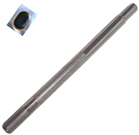 Fahrrad Kerzensattelstütze Sattelstütze Stahl geriffelt Ø 24,0 mm / 250 mm inkl. Schlauchflicken