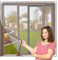 Yideng DIY Insektenschutz Magnetfenster Max 47x55'' passend für jede Größe kleiner Magnet Rahmen für Fliegengitter Fenster Mückengitter Magnetbindung Fiberglas-Sieb für Haus Sekretariat Fenster