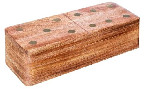 Atmosphera - Jeu Domino - manguier - 16x5 cm