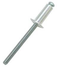 100x 4.8 x 40mm Dome Head Blind Pop Rivet Aluminium Body Steel Mandrel