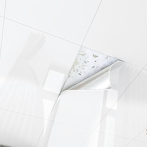 Deckenpaneele Deckenplatten 10er-Pack Deckenfliesen für Abziehen und Aufkleben, wasserdichte, selbstklebende Deckenfliesen für Dekorieren in Weiß für Keller/Büro/Küche, dekorative PVC-Wandpaneele(#2,3