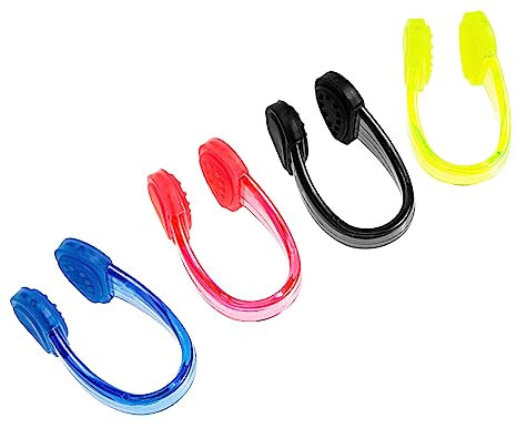 Sosoport 3 Sätze Professionelle Nasenklammern wasserdichte Schwimmklammern Und Tragbar Für Schwimmer 4 Stück * 3
