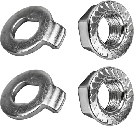 YAOYYG 2 Piezas Tuercas de Rueda para E-Scooter, Tornillo de Rueda Delantera, para Xiaomi M365 1s Pro Pro2 Noix Ecrou Moteur, Tornillo Delantero del Scooter Perno del Motor