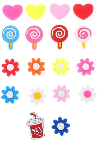ifundom 18 pcs Lot de Amortisseurs de Choc pour Raquette de Tennis Absorbeur de Vibrations Silicone Souple Protège Cordes et Cadre Améliore Stabilité et Confort de Jeu