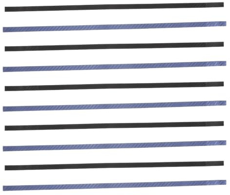 VALICLUD 10pcs Table Tennis Edge Tape for Paddle and Racket Side Protection, High Elasticity Pu Fiber Adhesive Tape with Ultrafine Design, UV Resistant and Easy DIY Installation