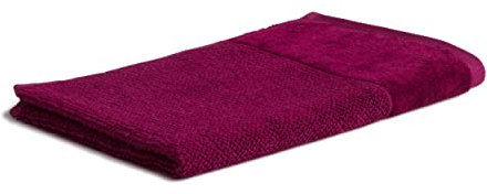 möve Bamboo Luxe Gästetuch 30 x 50 cm aus 60% Baumwolle / 40% Viskose aus Bambus-Zellstoff, berry