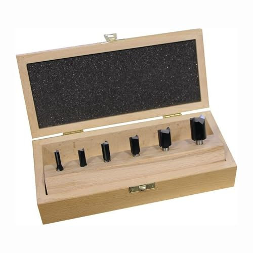 973CT06A04 Jeu de 6 fraises à rainurer HM Diamètre 8 mm