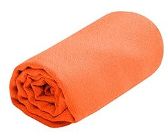 Sea to Summit – Airlite handduk resehandduk S – handduk – mikrofiber – absorberande och snabbtorkande – ultralätt – kompakt – vandring – 40 x 80 cm – outback orange – 30 g
