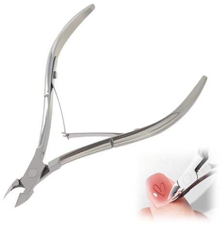 Pince à Cuticules de Précision en Acier de Haute Qualité, Technologie de Moulage par Poudre Métallique, Lame Affûtée pour Cuticules et Peaux Mortes, Idéale pour Usage Domestique et Professionnel