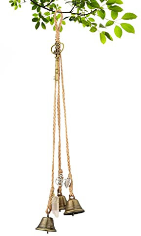HINAA Campane da Strega Campane a Vento Esterno, Metallo Giardino Carillon A Vento Per Patio Cortile Casa Porta Decorazione Wiccan Altare Forniture